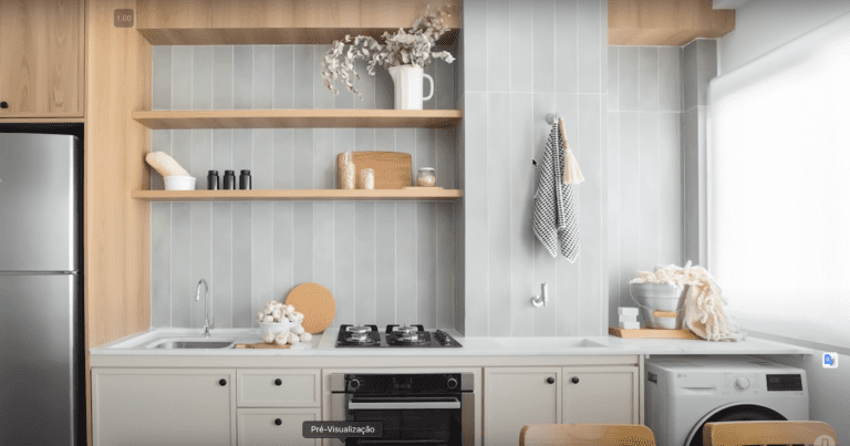 Decoração Atemporal: Transformação de Apartamento de 40m² pela DOMA Arquitetura