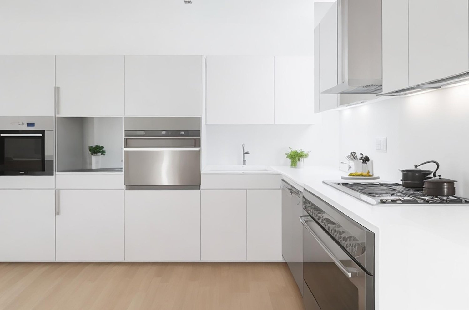 Cozinha estilo provençal moderno com móveis planejados em Barueri