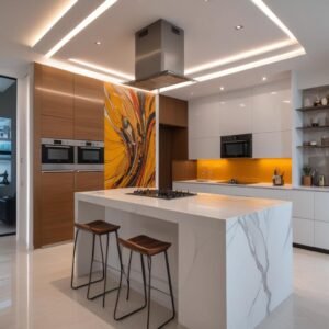 cozinha planejada com ilha
