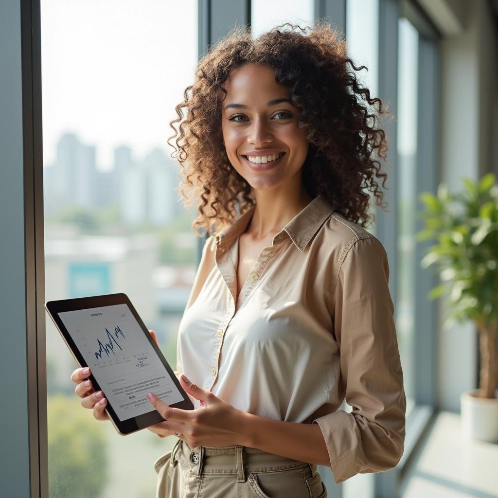 Profissional da ProjeFácil, representando a parceria e o sucesso.