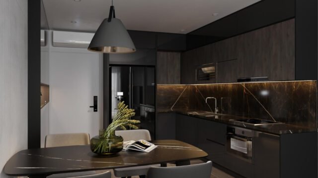 cozinha planejada sob medida para apartamento pequeno com moveis planejados 15