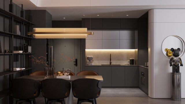 cozinha planejada sob medida para apartamento pequeno com moveis planejados