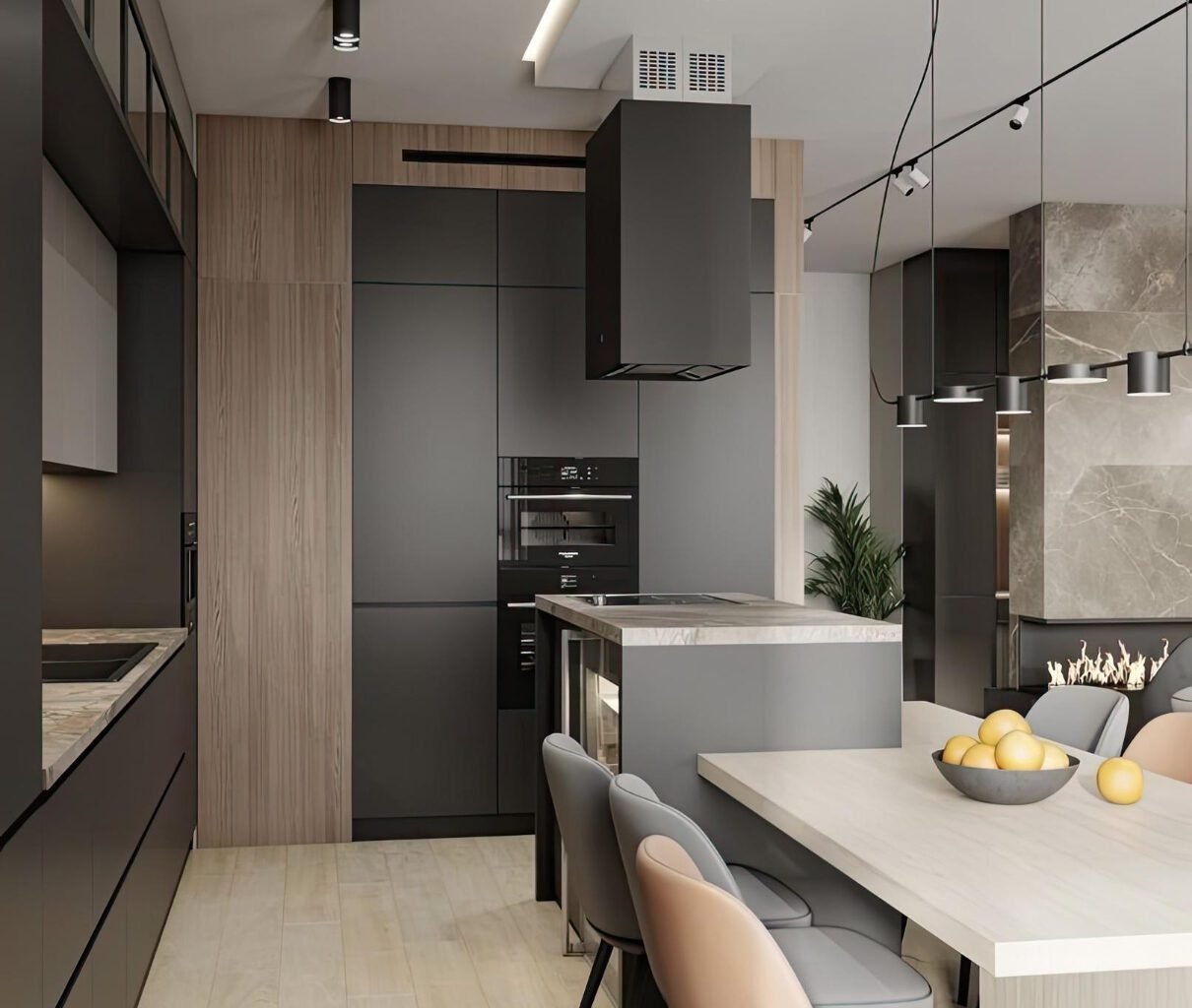 cozinha planejada sob medida para apartamento pequeno com moveis planejados