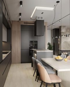 cozinha planejada sob medida para apartamento pequeno com moveis planejados
