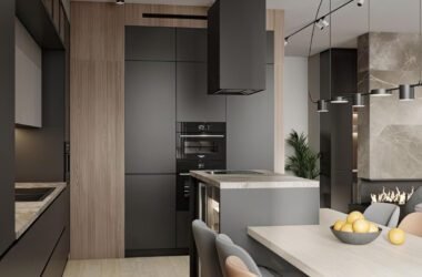 cozinha planejada sob medida para apartamento pequeno com moveis planejados