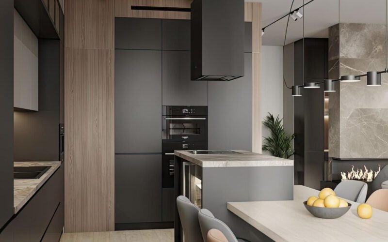 cozinha planejada sob medida para apartamento pequeno com moveis planejados