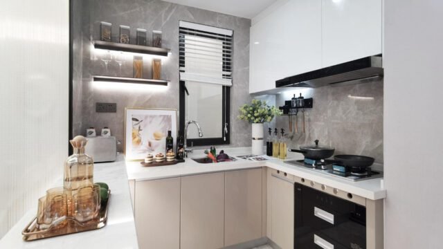 cozinha planejada sob medida para apartamento pequeno com moveis planejados