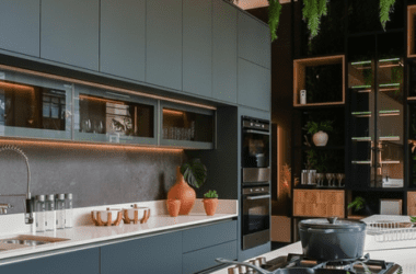 Cozinha moderna, armário de cozinha planejado, estilos de cozinha, tendências cozinha 2026, projeto de cozinha completo.