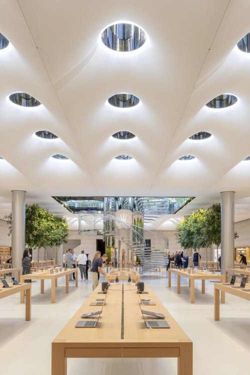 Layout de Fluxo Livre para Boutiques de Luxo