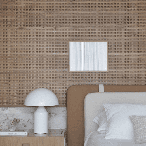 Detalhe de janela minimalista com perfil de alumínio reduzido e vidro de alto desempenho térmico. Tendência de arquitetura 2026.