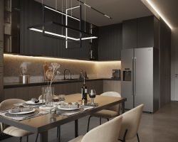 cozinha planejada sob medida para apartamento pequeno com moveis planejados