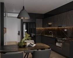 cozinha planejada sob medida para apartamento pequeno com moveis planejados 15